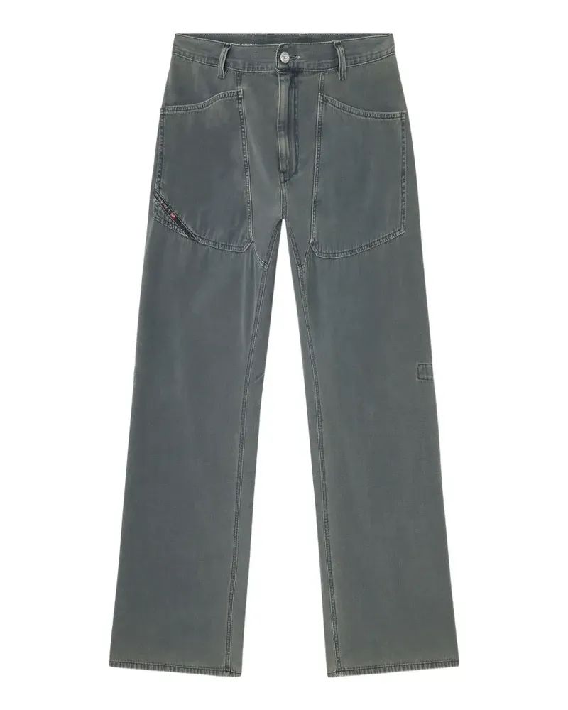 Diesel D-Zeta Jeans mit lockerem Schnitt - Grau Grau