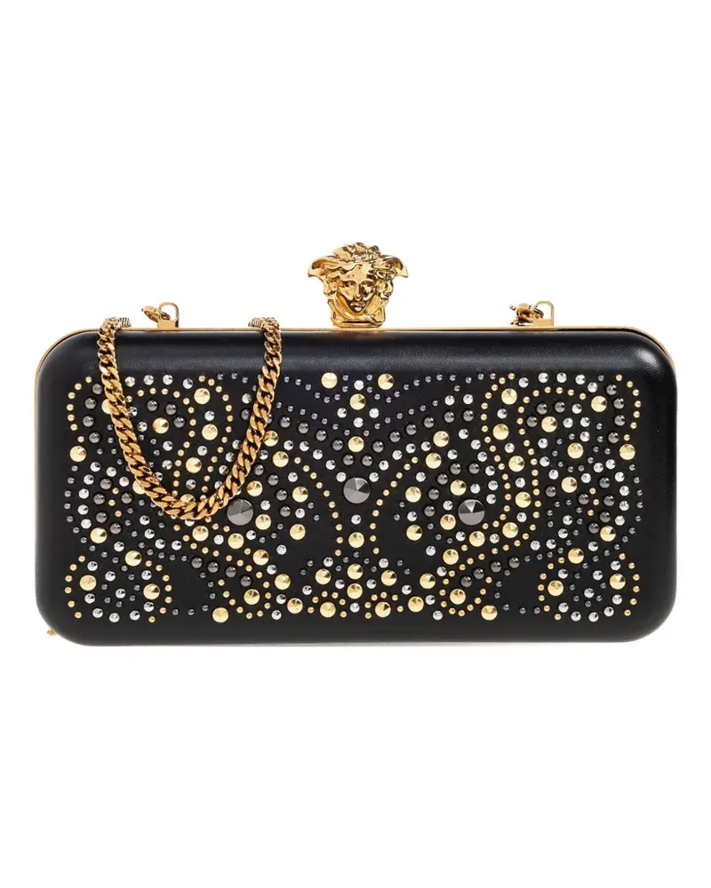 Versace embellishment chain clutch bag - Schwarz Schwarz