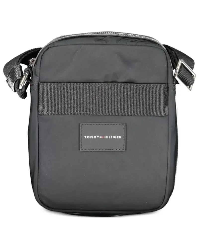 Tommy Hilfiger logo-patch crossbody bag - Schwarz Schwarz