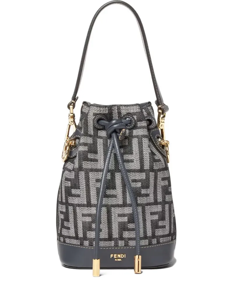Fendi Mon Tresor drawstring bucket logo - Blau Blau