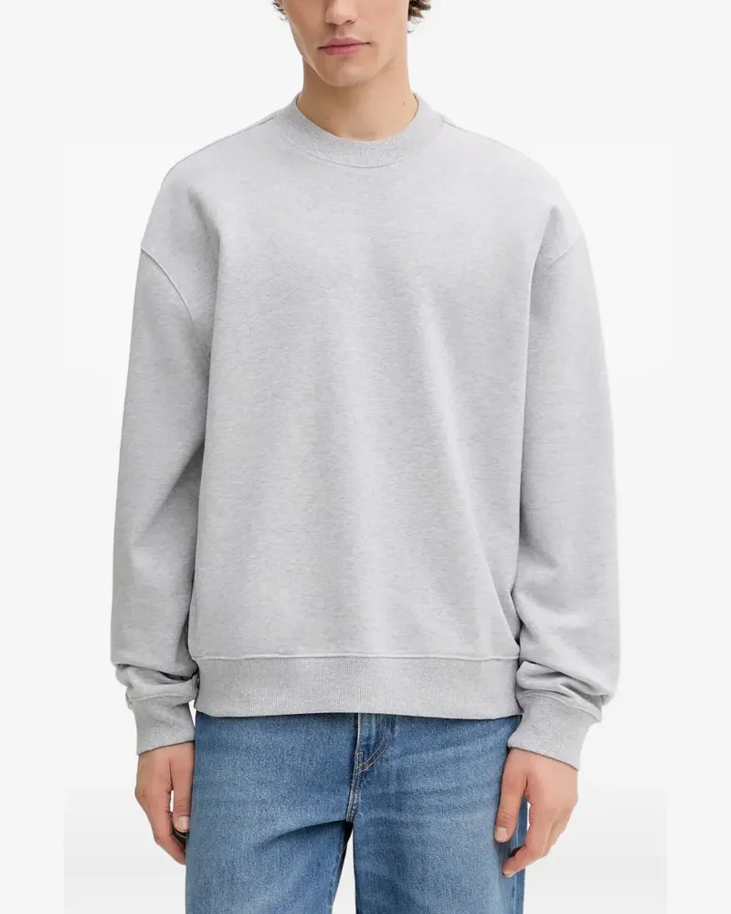 AllSaints Milo logo-patch sweatshirt - Grau Grau