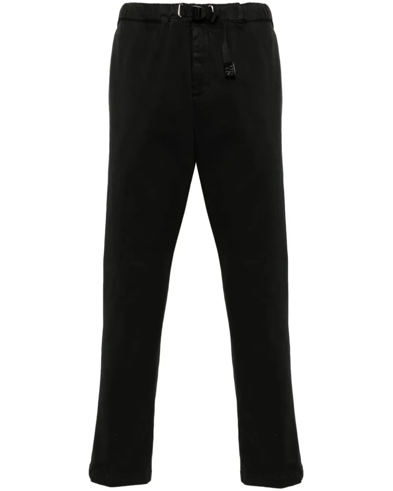 PLAN C Hose mit Tapered-Bein Schwarz