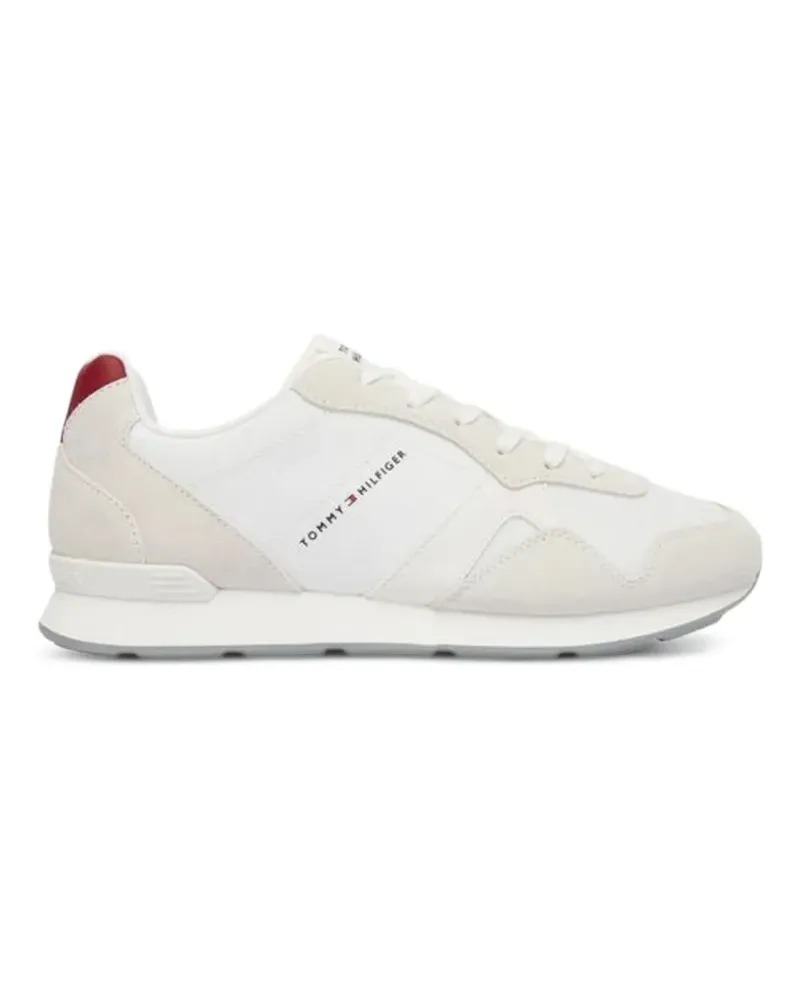 Tommy Hilfiger Sneakers mit Einsätzen - Weiß Weiß