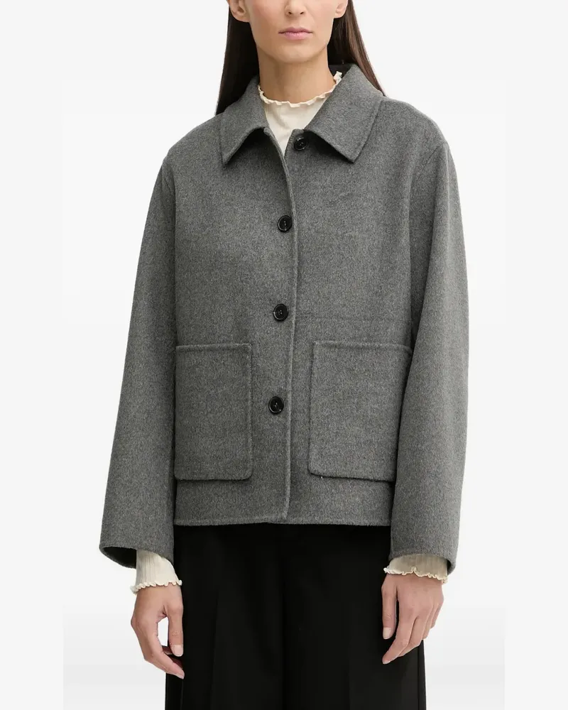 Marc O'Polo button flap pocket jacket - Grau Grau