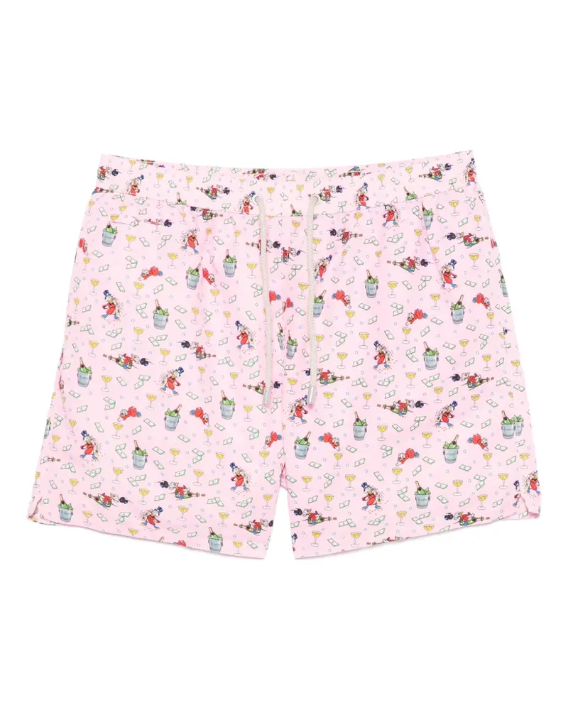 MC2 Saint Barth x Disney graphic-print swim shorts - Rosa Rosa