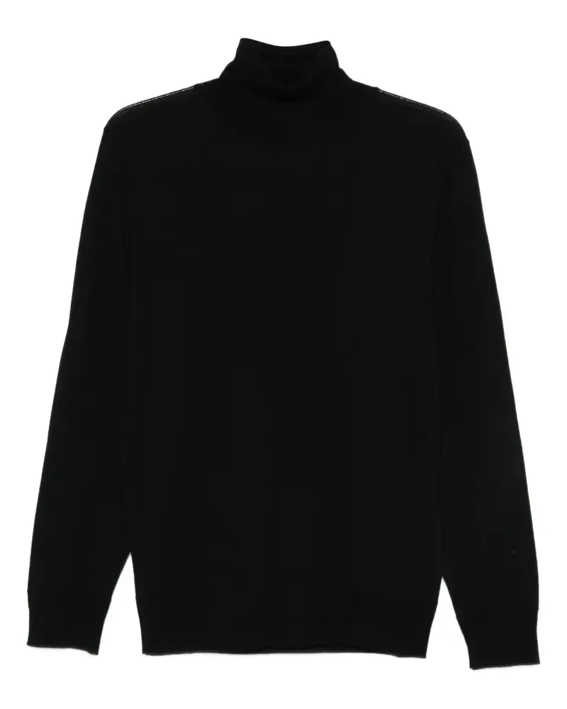 BARENA Pullover mit Stehkragen - Schwarz Schwarz