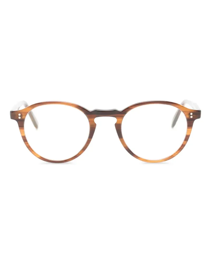 Garrett Leight Stanton round-frame glasses - Braun Braun