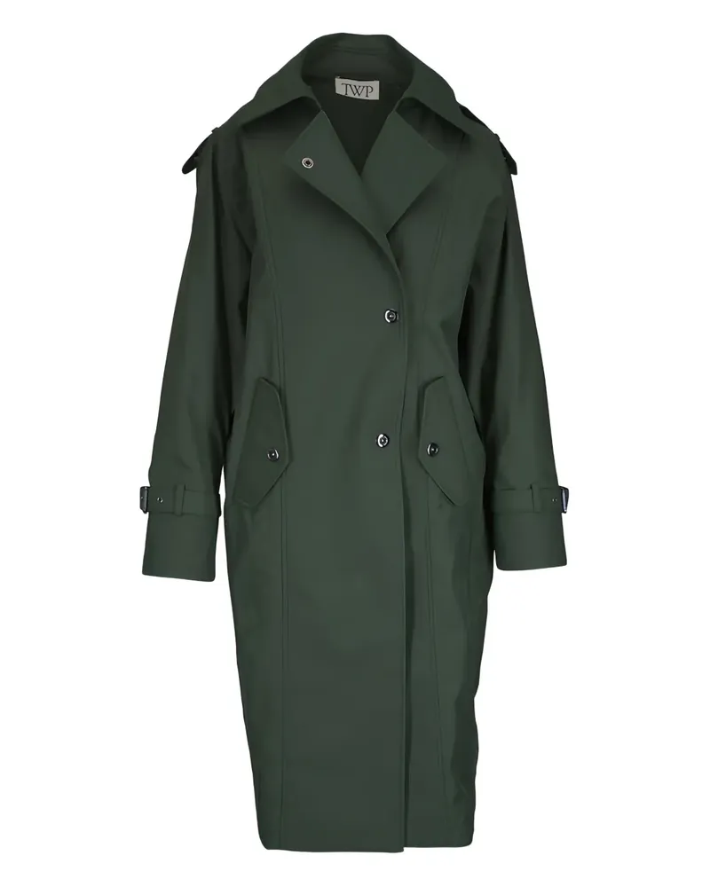TWP epaulettes button-up coat - Grün Grün