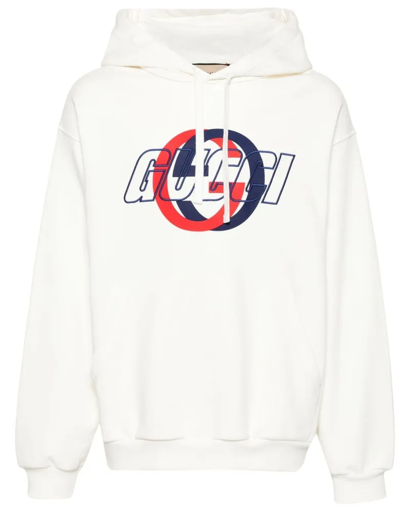 Gucci Hoodie mit GG-Motiv - Weiß Weiß