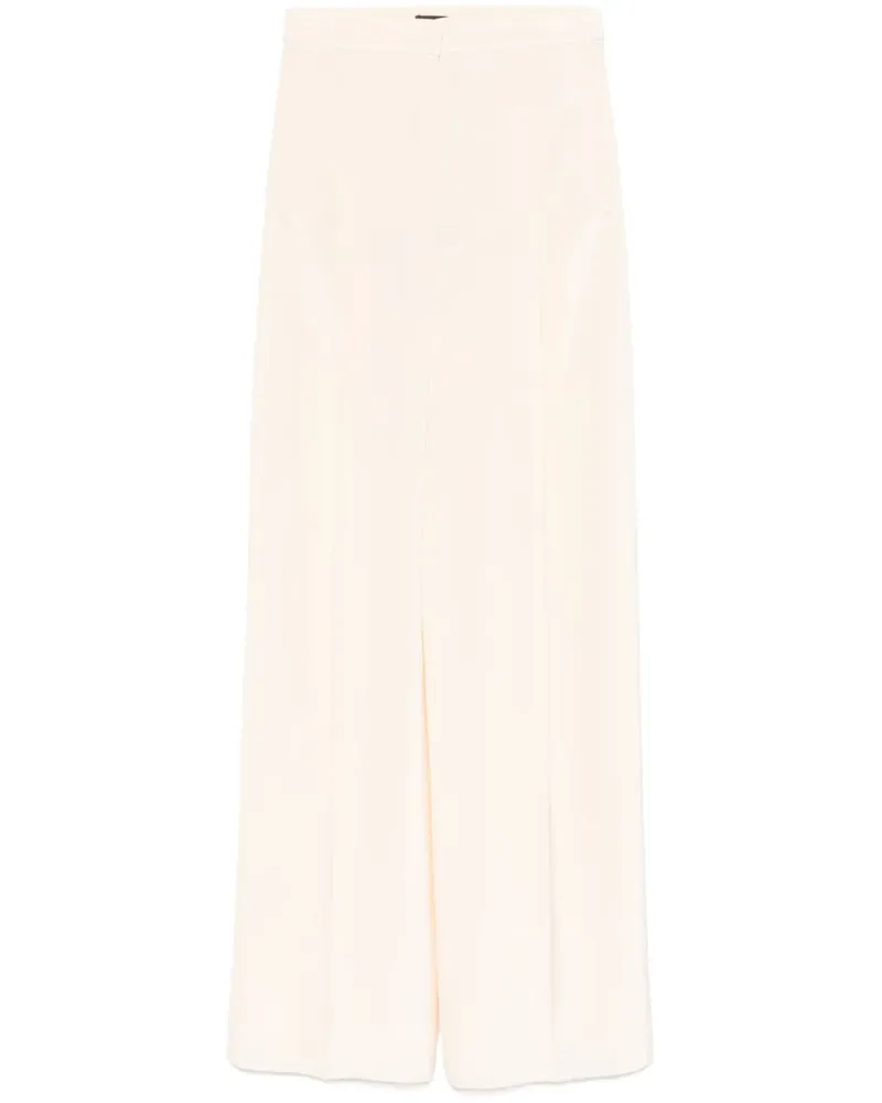 Max Mara Hose aus Chinakrepp - Nude Nude