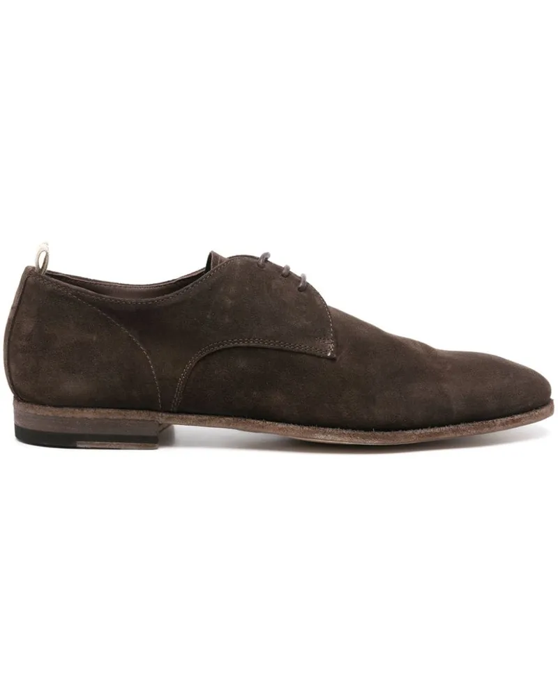Officine Creative Italia Solitude Derby-Schuhe aus Wildleder - Braun Braun