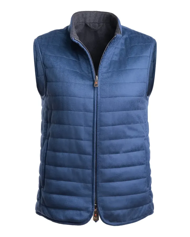 Kiton Rea gilet - Blau Blau