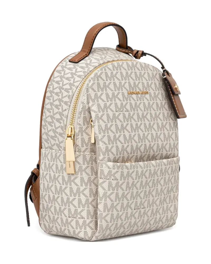 Michael Kors Rucksack mit Logo-Print - Nude Nude