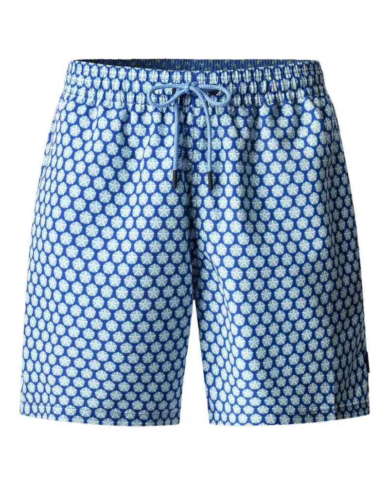 Hackett Kordelzug-Shorts mit Muschel-Print - Blau Blau