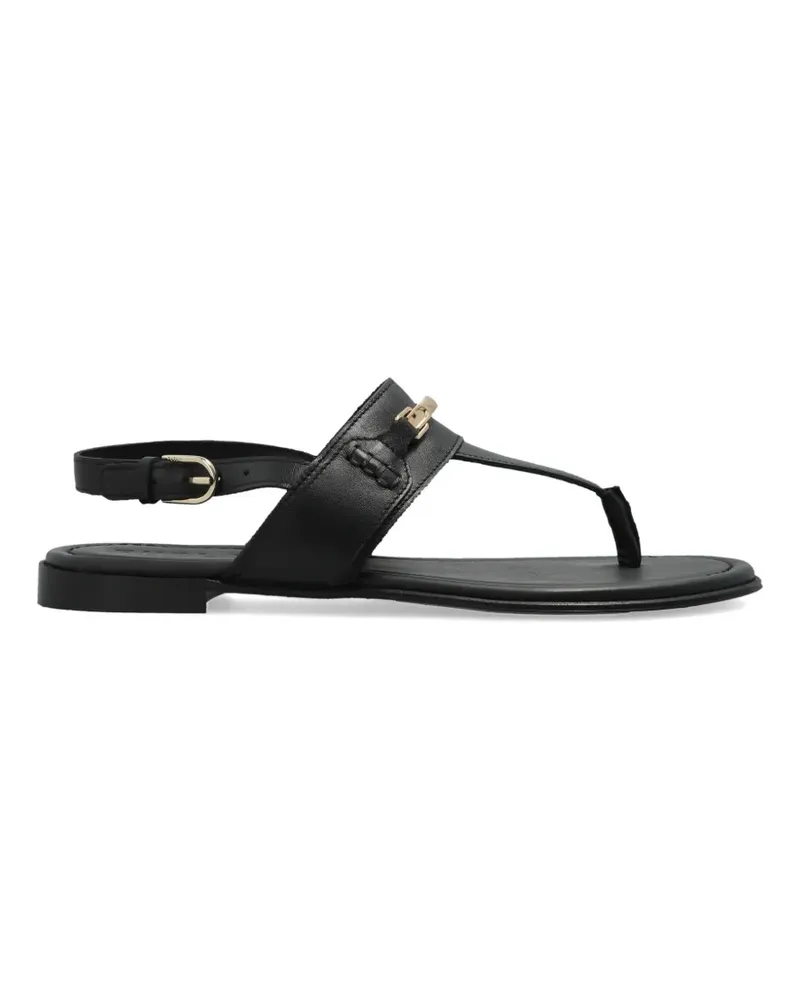 Furla strap leather sandals - Schwarz Schwarz