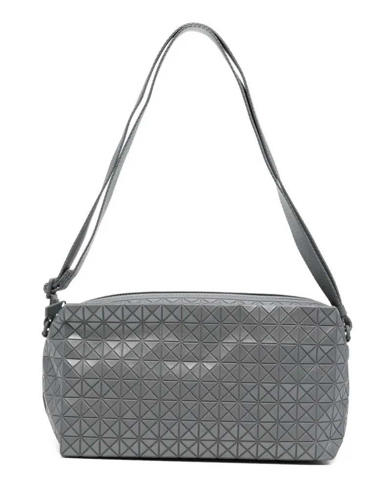 Issey Miyake Schultertasche mit geometrischer Struktur - Grau Grau