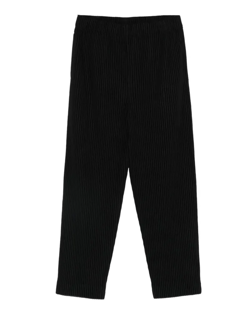 Issey Miyake March Plisseehose - Schwarz Schwarz