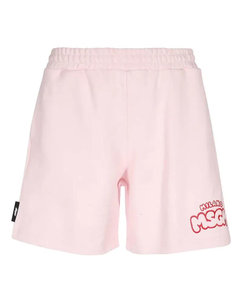MSGM Shorts mit Stretchbund - Rosa Rosa