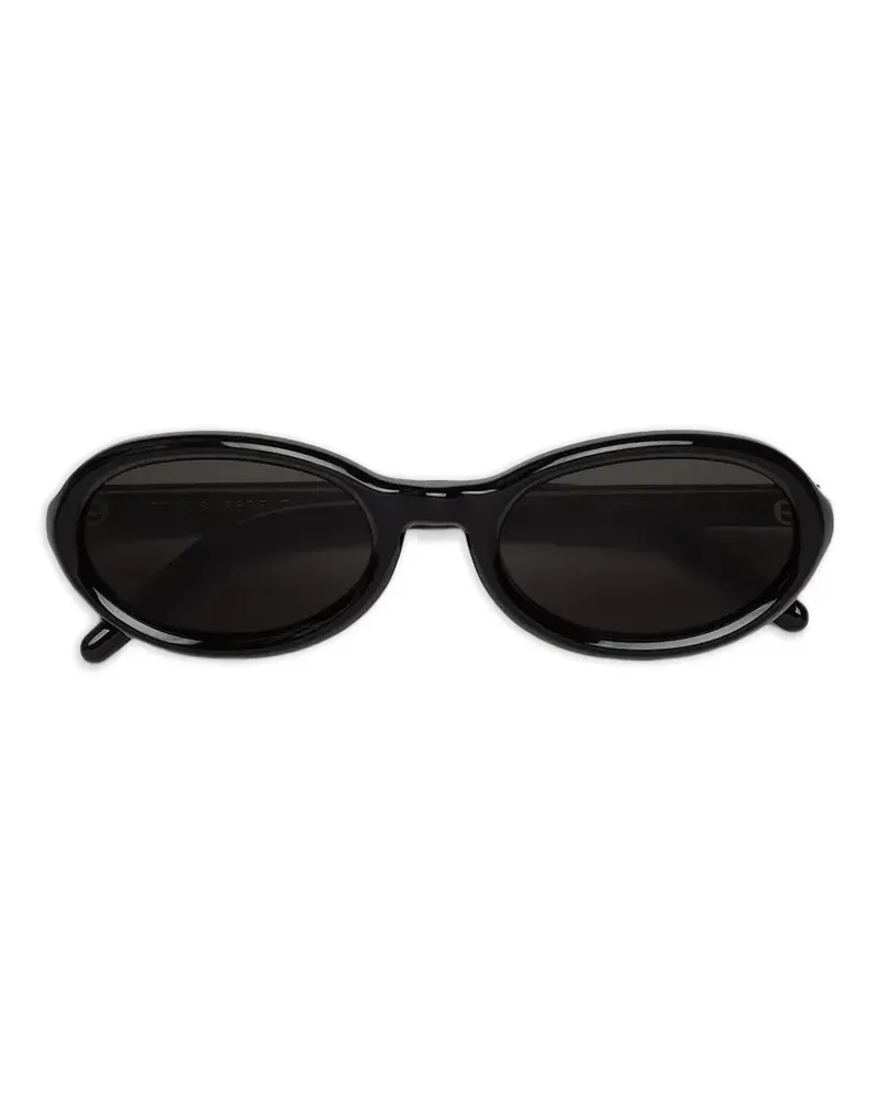 RETROSUPERFUTURE Ovale Cherry Sonnenbrille - Schwarz Schwarz
