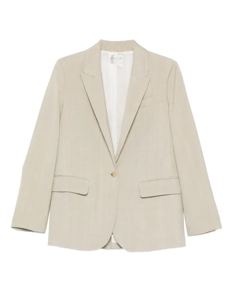 forte_forte Einreihiges Sakko - Nude Nude
