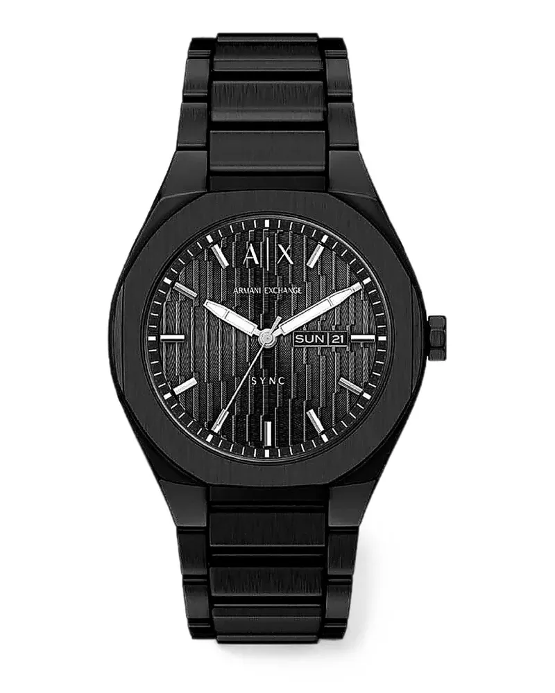 Armani Exchange Sync 42mm watch - Schwarz Schwarz
