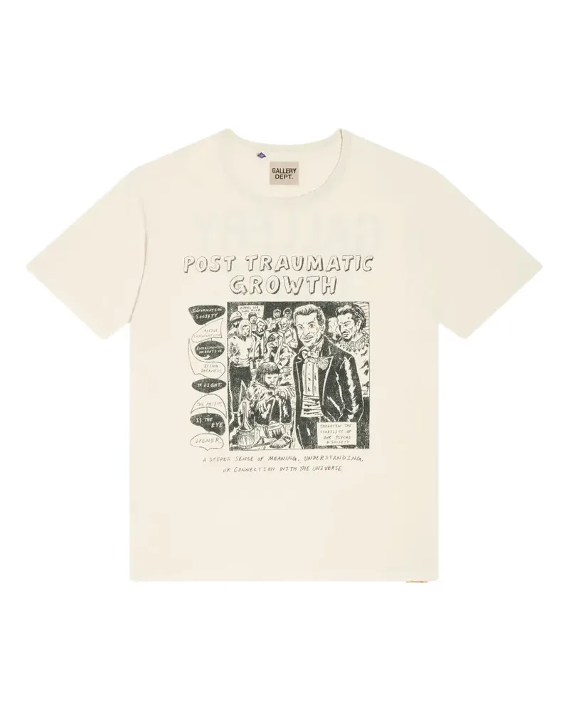 GALLERY DEPT. Post Traumatic Growth graphic-print T-shirt - Nude Nude