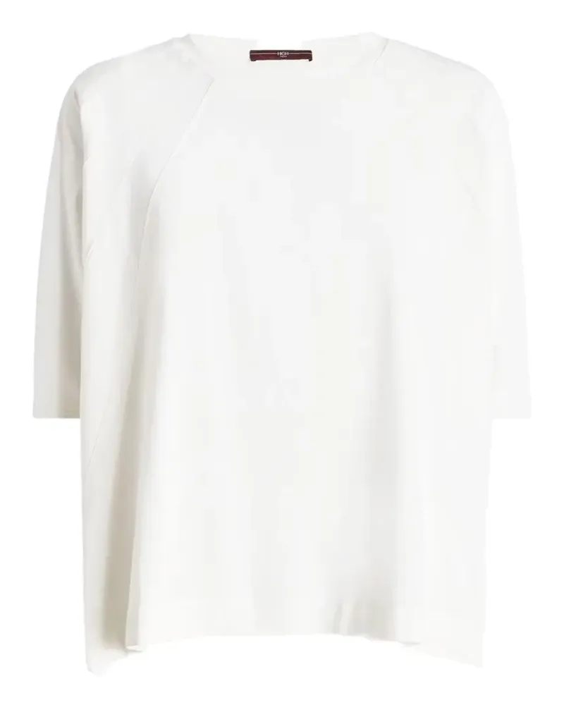 HIGH Decree panelled T-shirt - Weiß Weiß