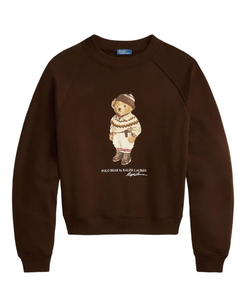 Ralph Lauren Pullover mit Bärenprint - Braun Braun