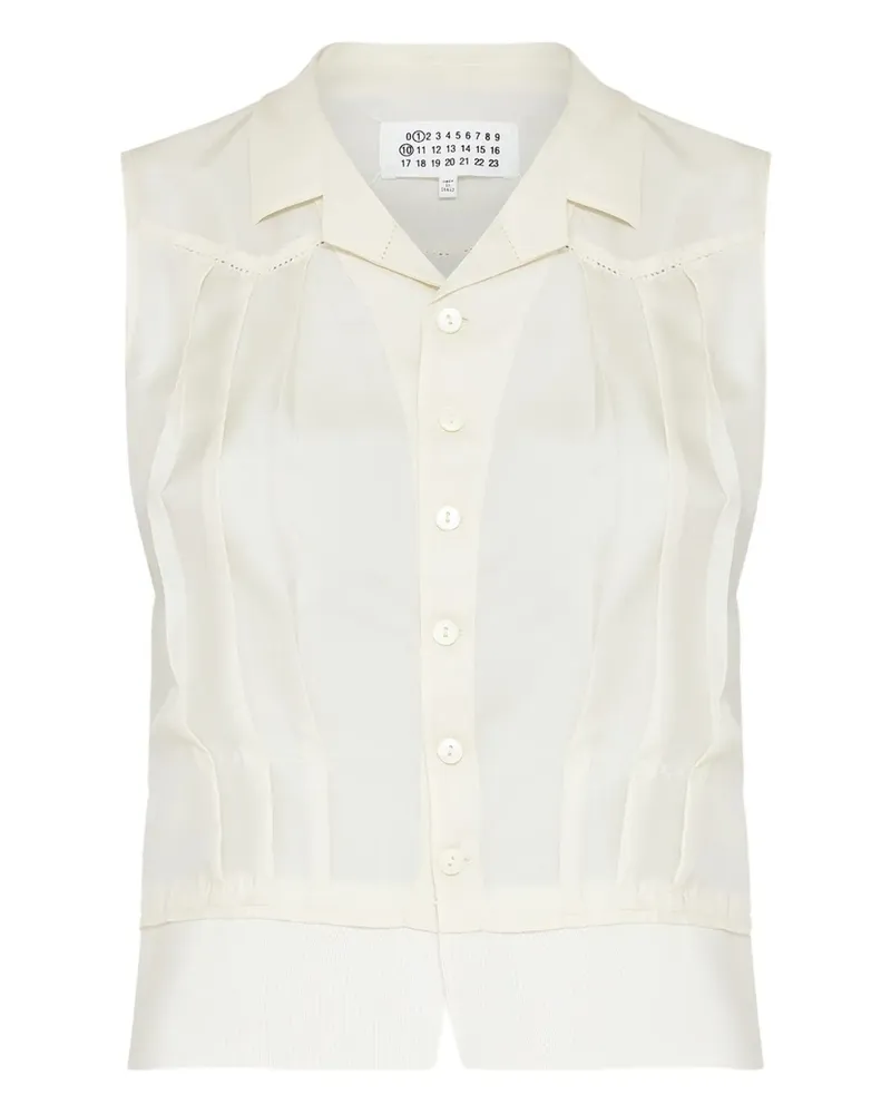 Maison Margiela Top mit Falten - Nude Nude