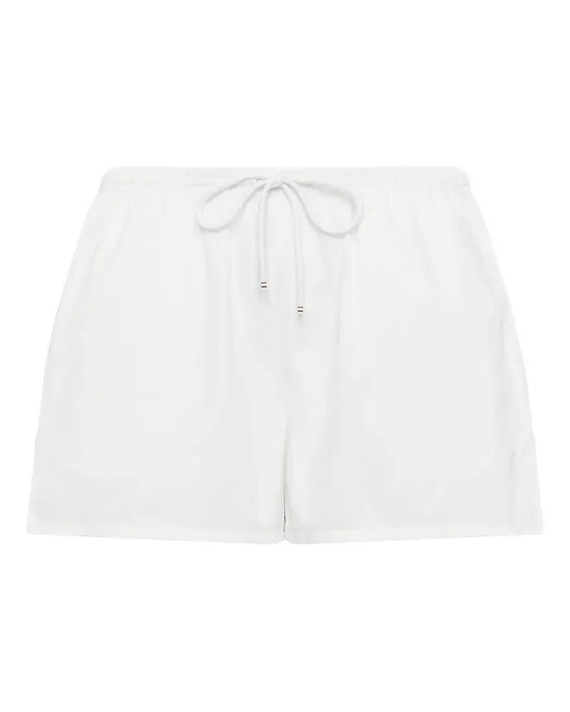 Thom Browne drawstring stripe shorts - Weiß Weiß
