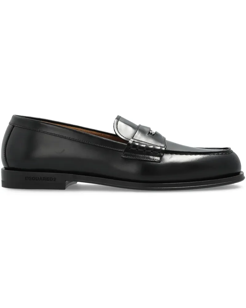 Dsquared2 Klassische Penny-Loafer - Schwarz Schwarz