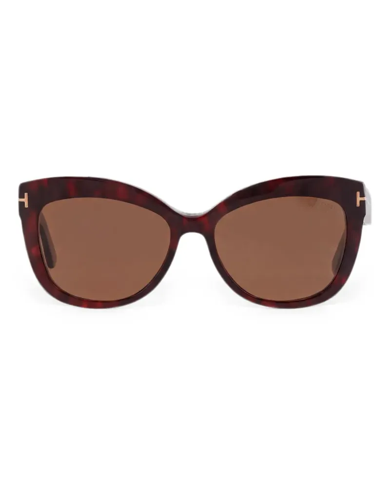Tom Ford Cat-Eye-Sonnenbrille - Rot Rot