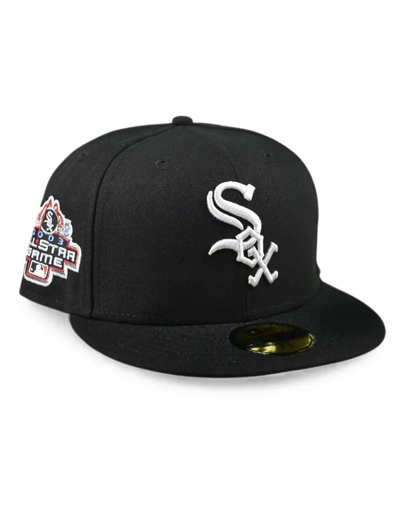 New Era 59FIFTY Chicago White Sox Baseballkappe - Schwarz Schwarz
