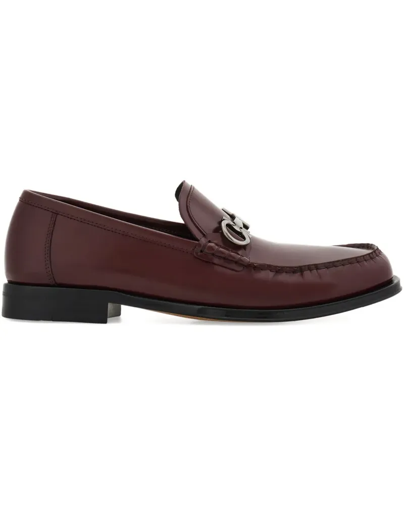 Ferragamo Loafer mit Gancini-Detail - Rot Rot