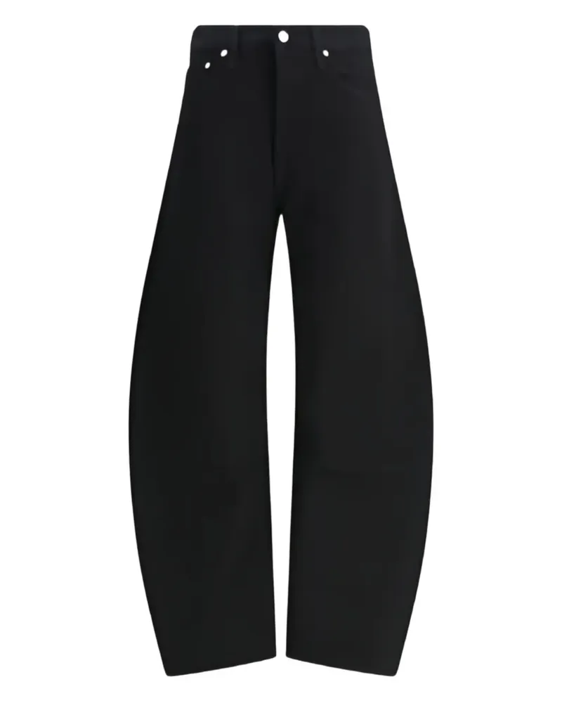 AGOLDE Luna logo-patch jeans - Schwarz Schwarz