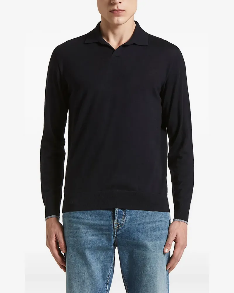 Peserico Langärmeliger Pullover - Schwarz Schwarz