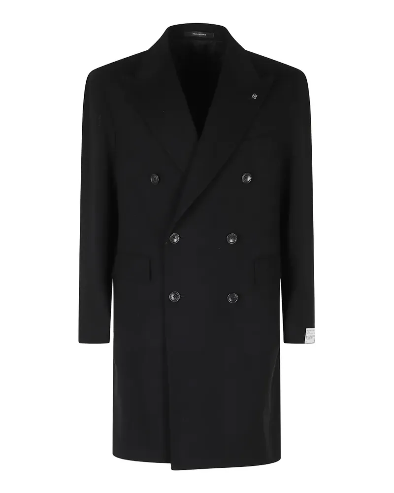 Tagliatore Doppelreihiger Mantel - Schwarz Schwarz