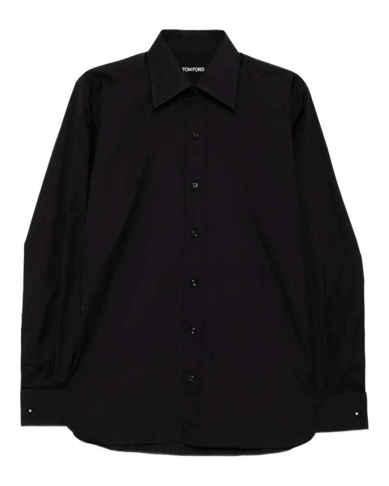 Tom Ford Langärmeliges Hemd - Schwarz Schwarz