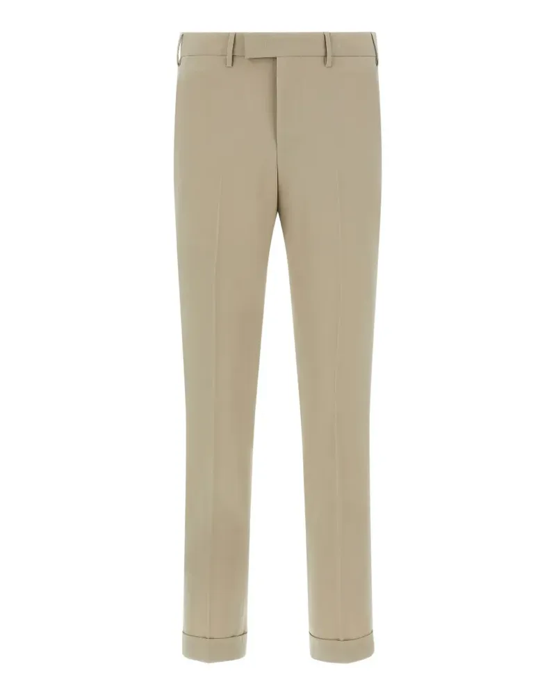 PT TORINO Master pressed-crease trousers - Nude Nude