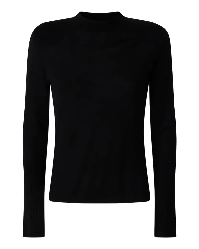 Pinko Pullover mit gerippten Bündchen - Schwarz Schwarz