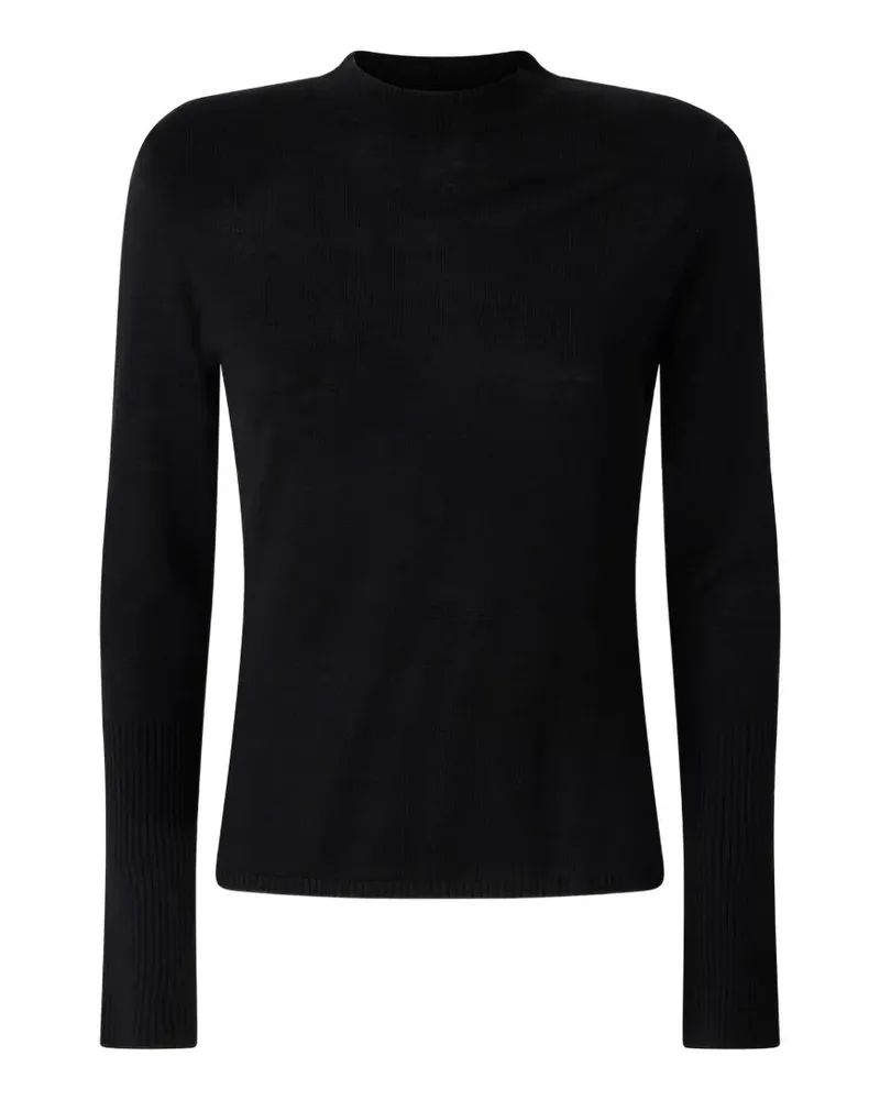 Pinko Pullover mit gerippten Bündchen - Schwarz Schwarz