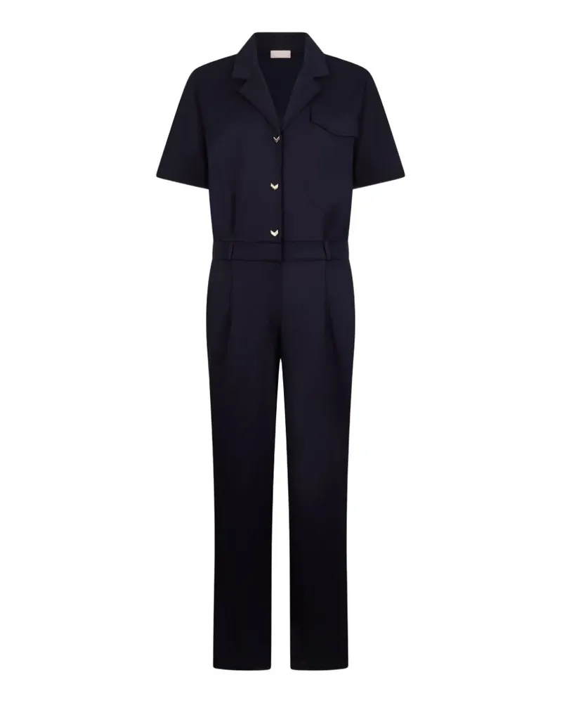 Liu Jo Milanese chest-pocket jumpsuit - Blau Blau