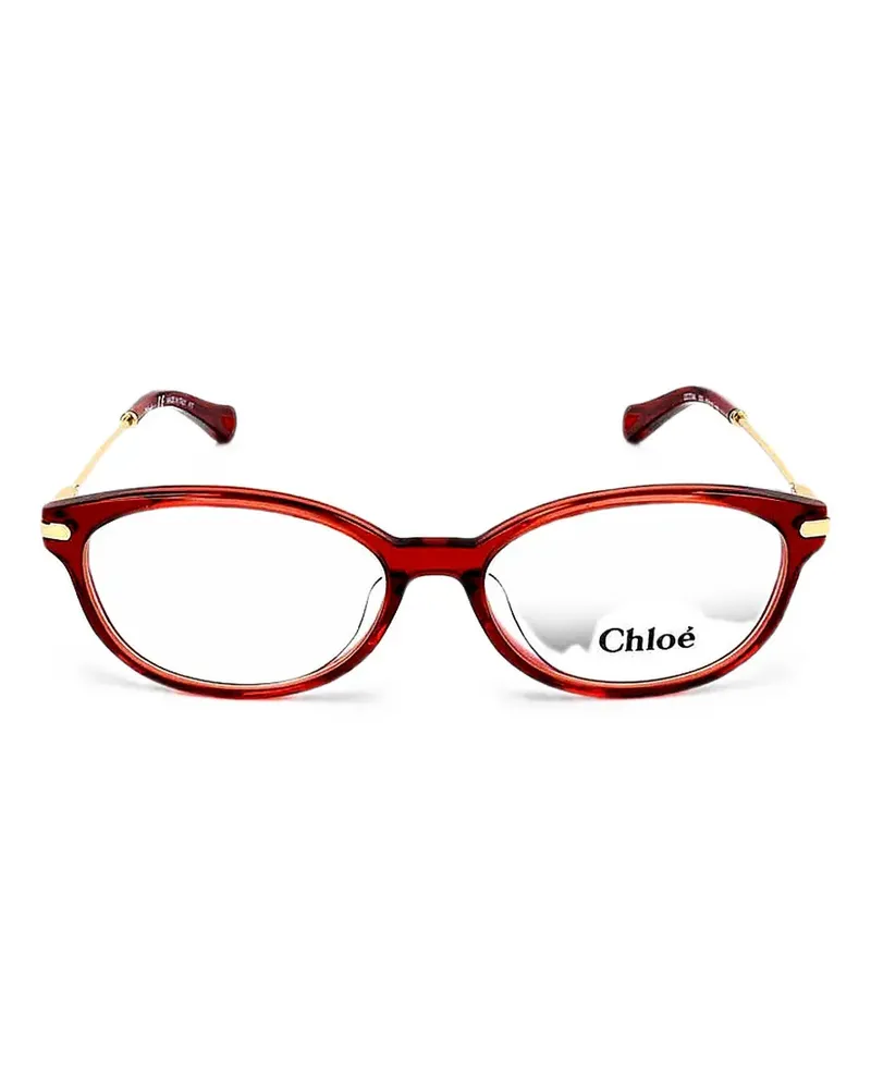 Chloé oval-frame glasses - Rot Rot