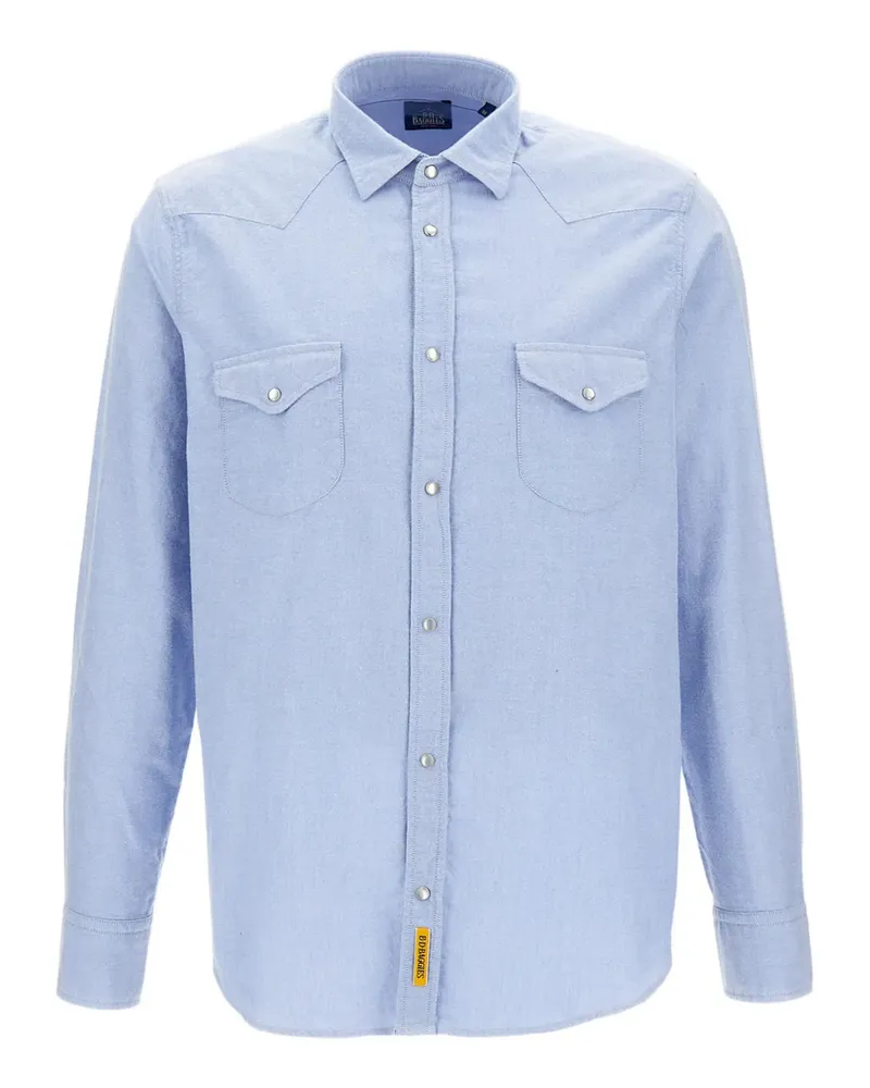 B.D. Baggies flap-pocket shirt - Blau Blau