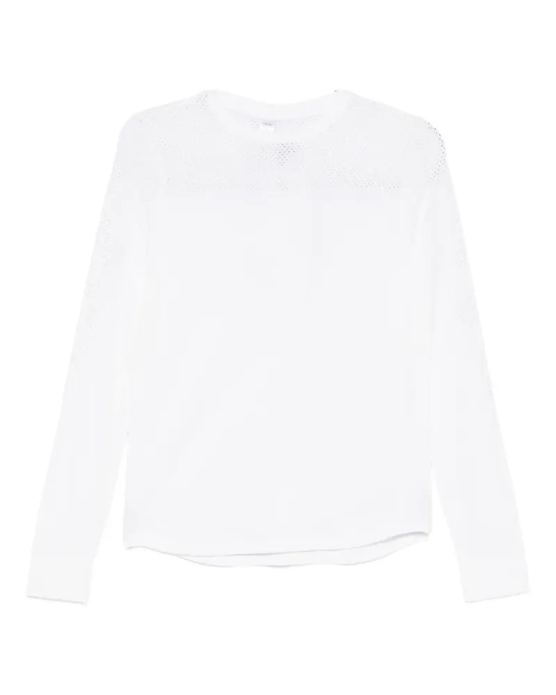 Varley Nahtloses Langarmshirt - Weiß Weiß