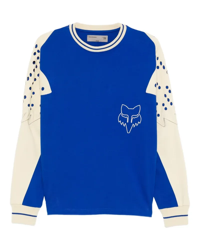 KIKO KOSTADINOV Sweatshirt mit Lochmuster - Blau Blau