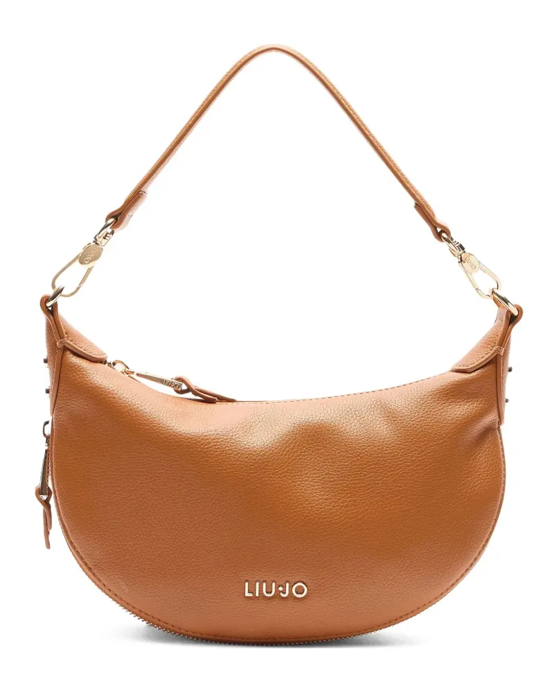 Liu Jo Schultertasche mit Logo - Braun Braun