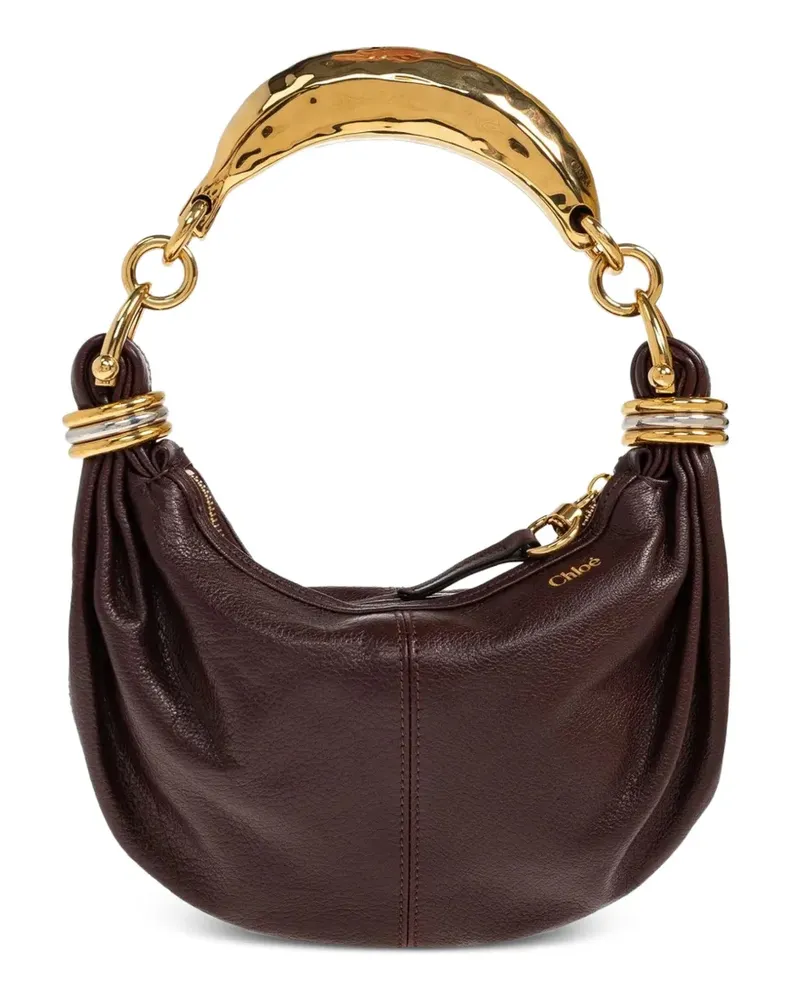 Chloé Mini Bracelet Schultertasche - Braun Braun