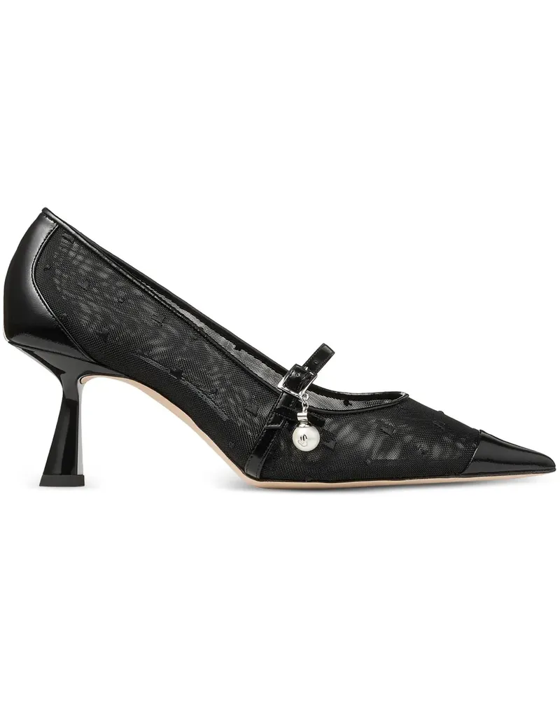 Jimmy Choo Aren Mesh-Pumps 65mm - Schwarz Schwarz