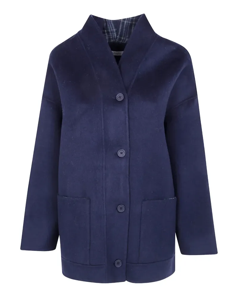 JcSophie Geknöpfter Mantel - Blau Blau